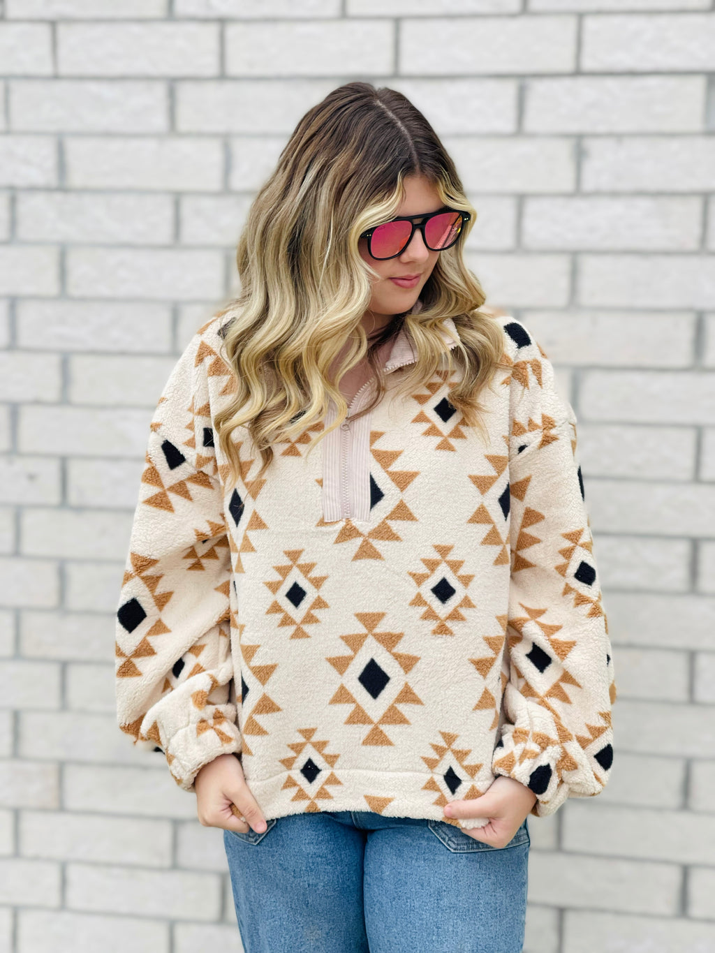 The Trailblazer Aztec Pullover