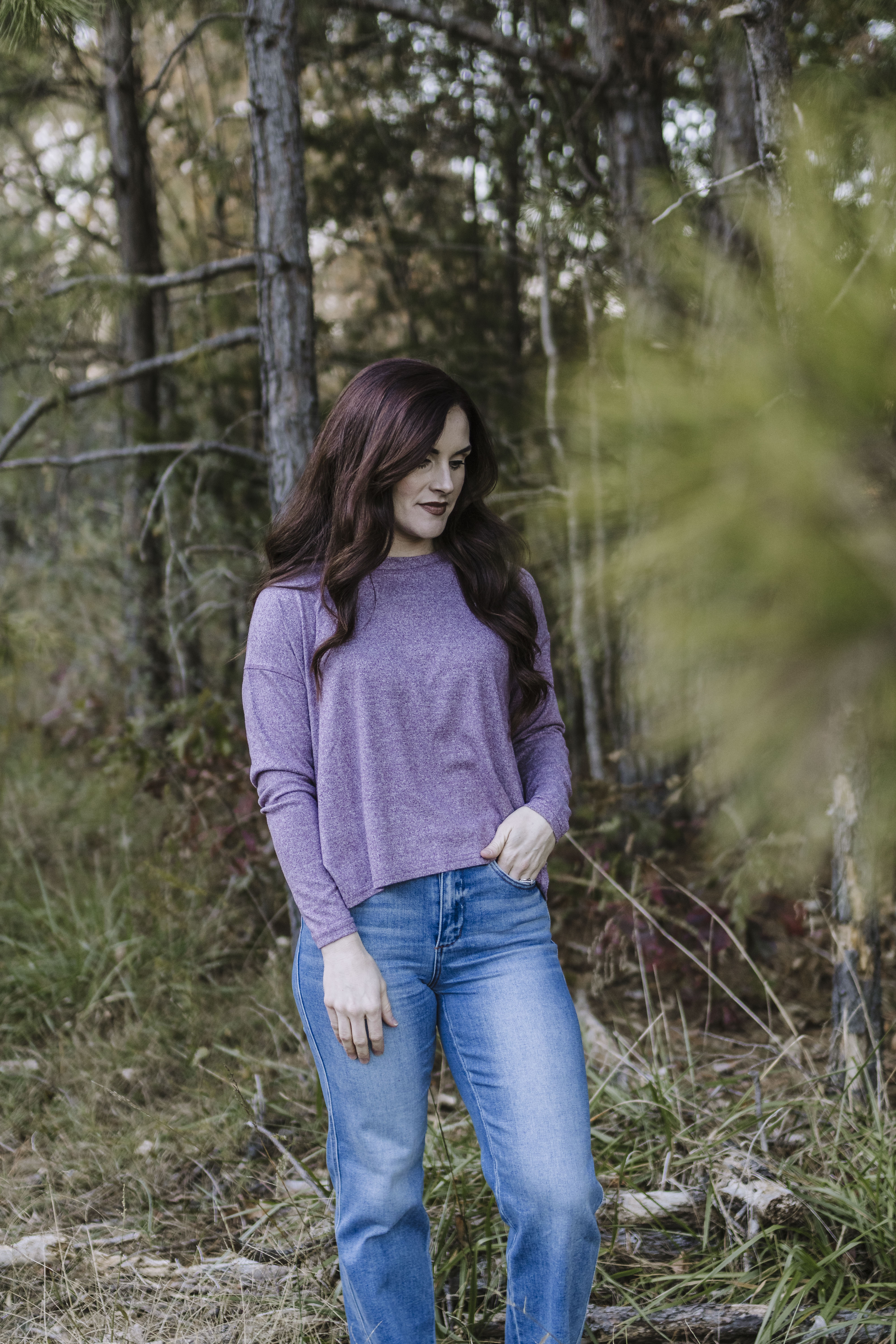 Lounge Brushed Hacci Top DB