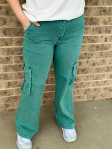 RISEN HIGH RISE CARGO PANTS
