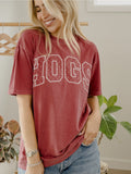 Livy Lu Arkansas Razorbacks Polka Dot Tee