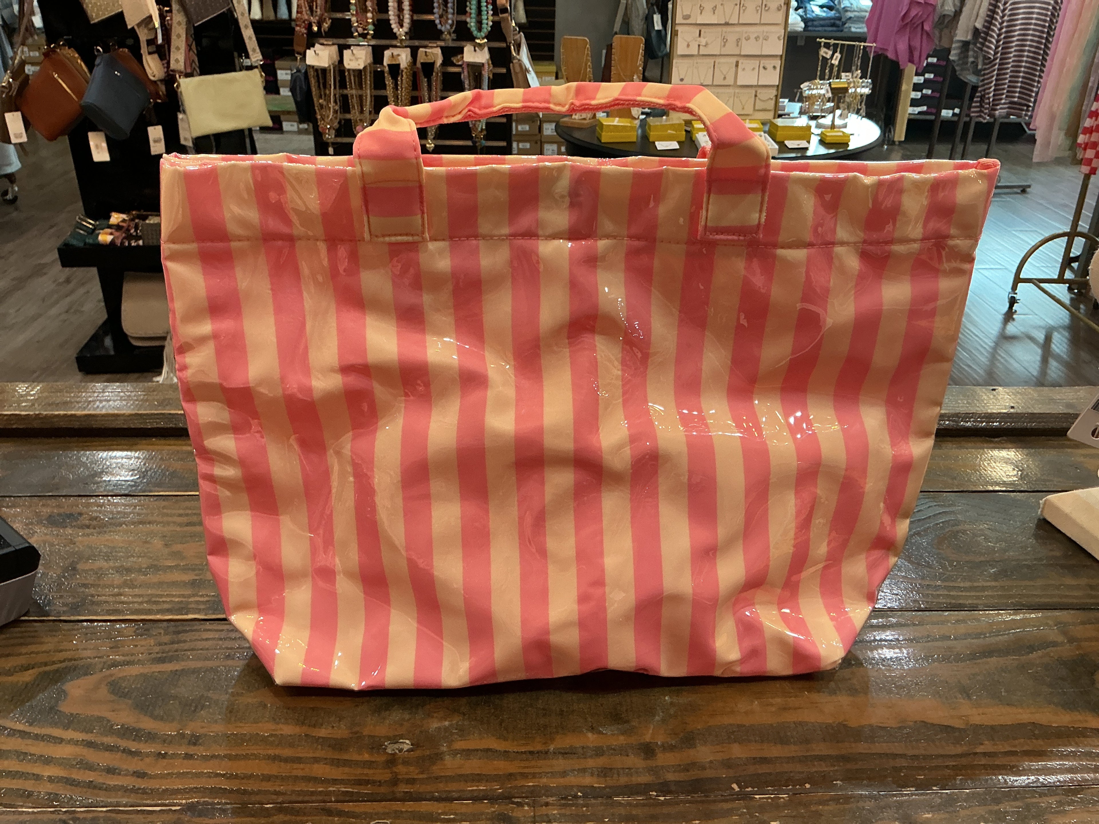 Striped Tote Bag