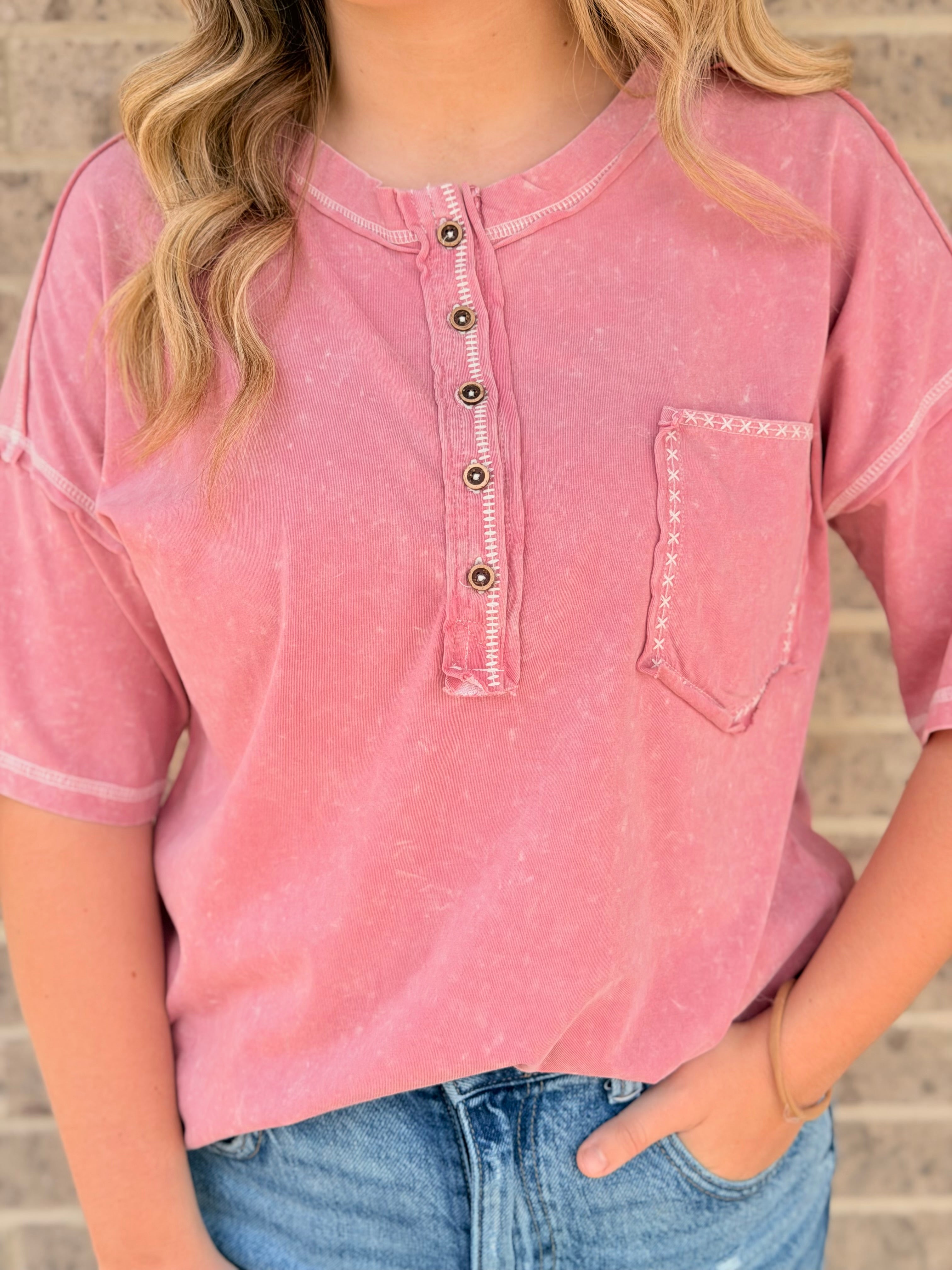 Robin Mineral Wash Top