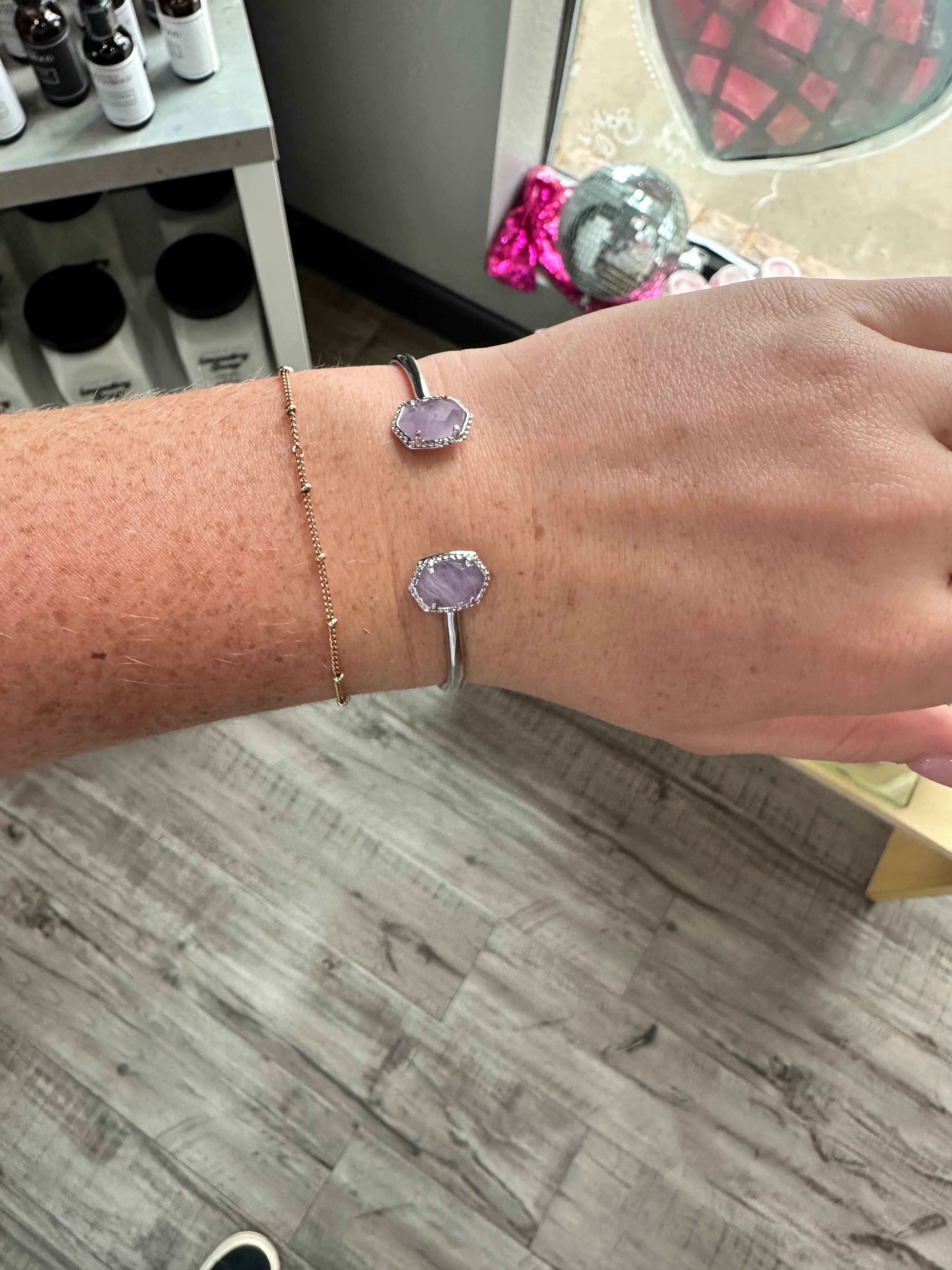 Daphne Framed Cuff Bracelet