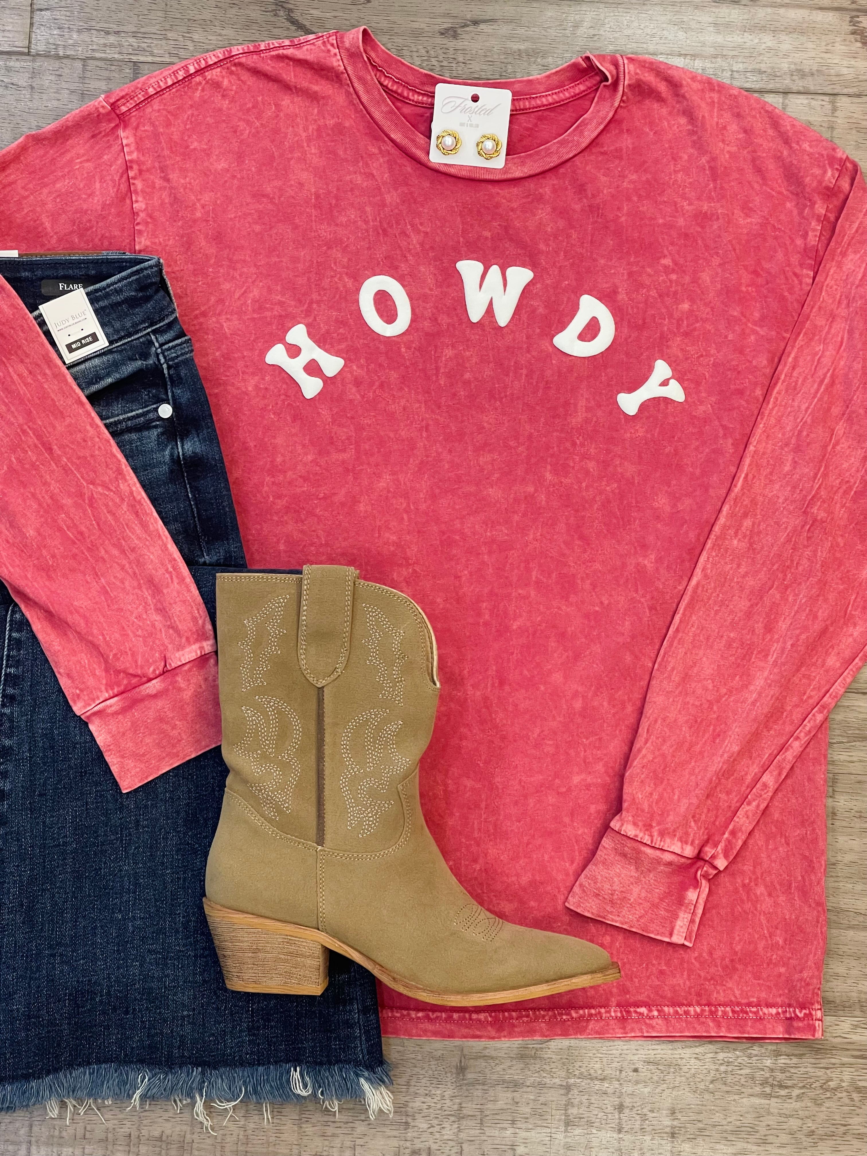 Howdy Puff Long Sleeve Graphic
