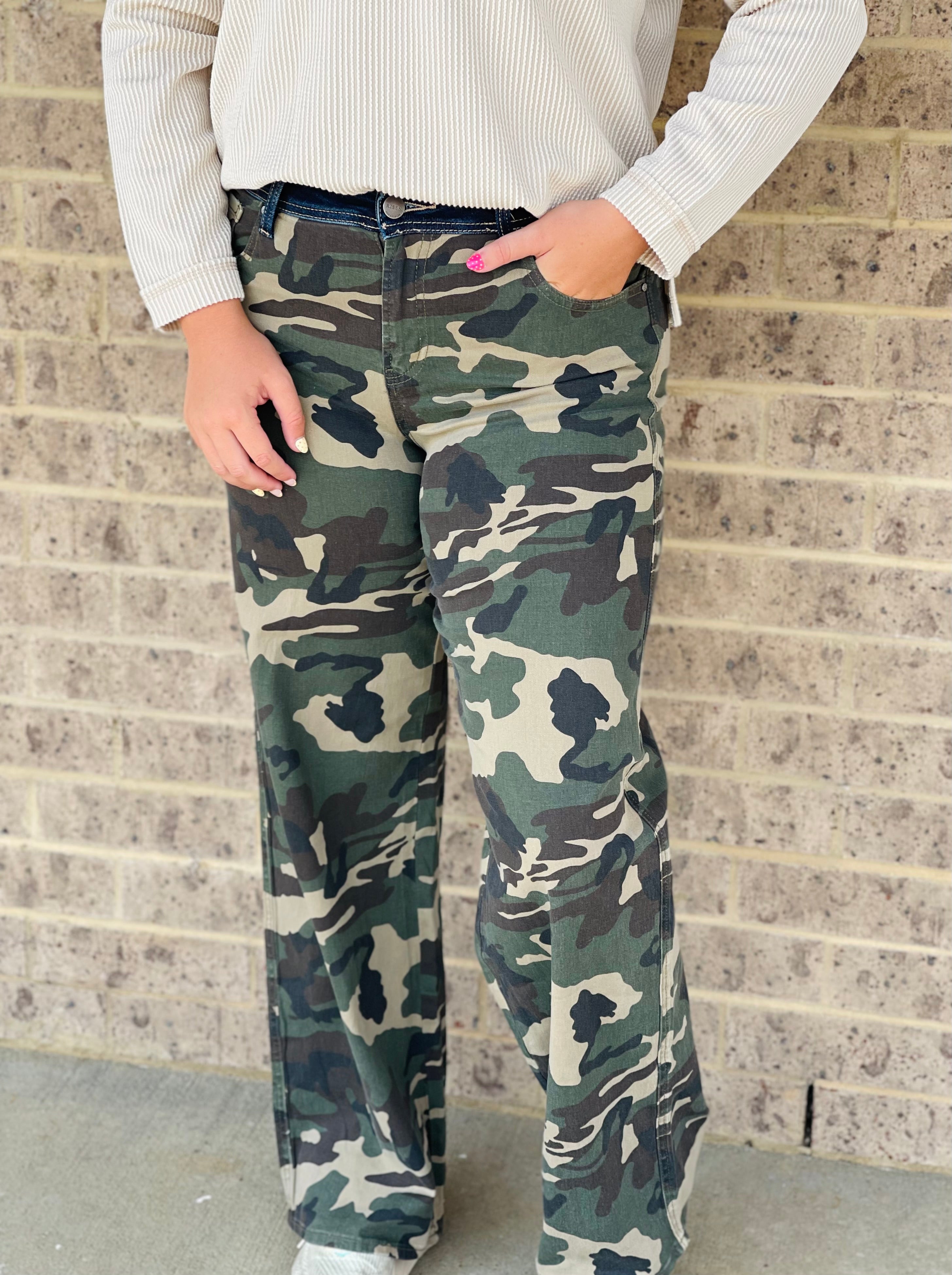 Kasey Camo Straight Leg