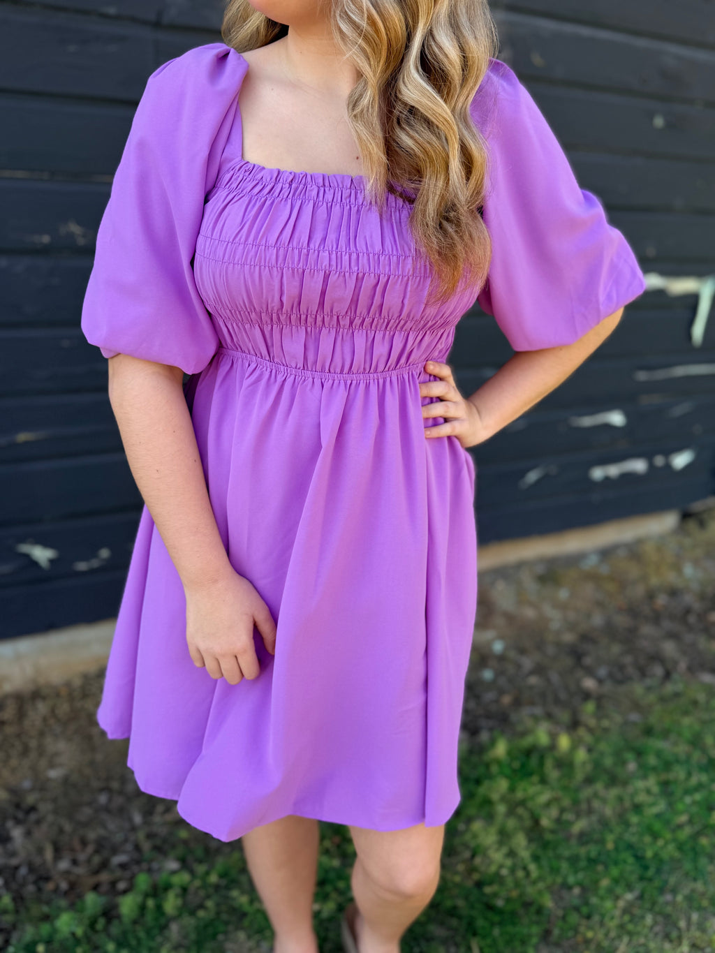 Katie Puff Sleeve Dress