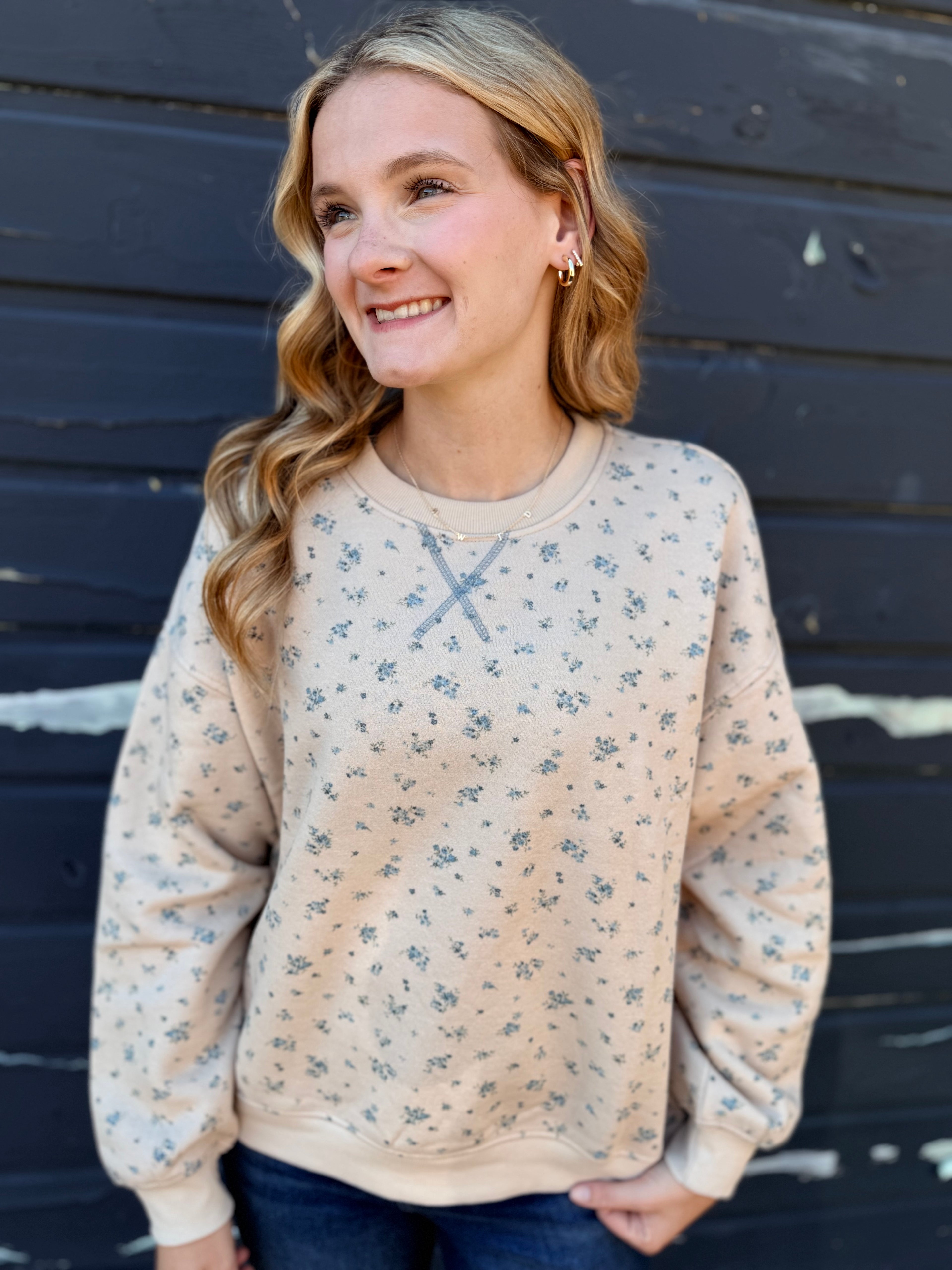 Payton Floral Crewneck