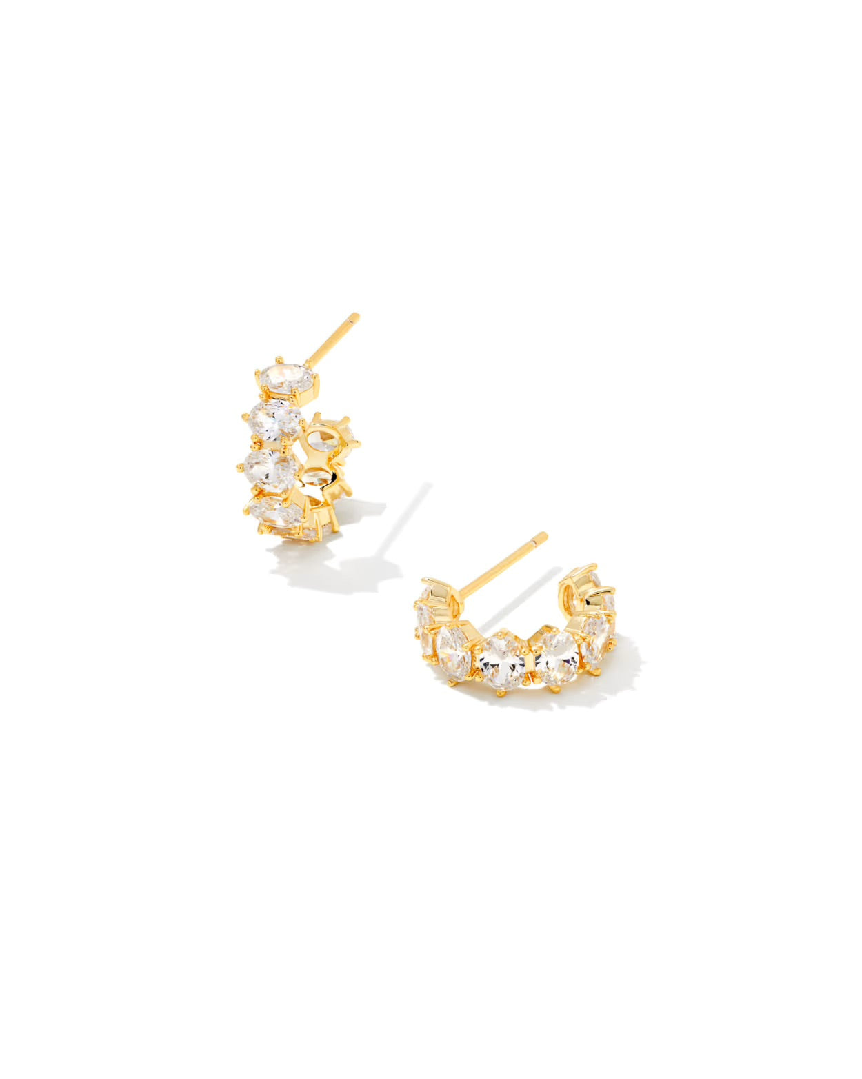 CAILIN CRYSTAL HUGGIE EARRING