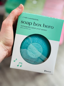SOAP BOX HERO RECHARGEABLE SPLASH PROOF SPEAKER