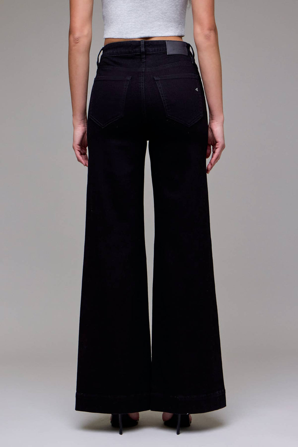 Hidden High Rise Comfort Flare in Black