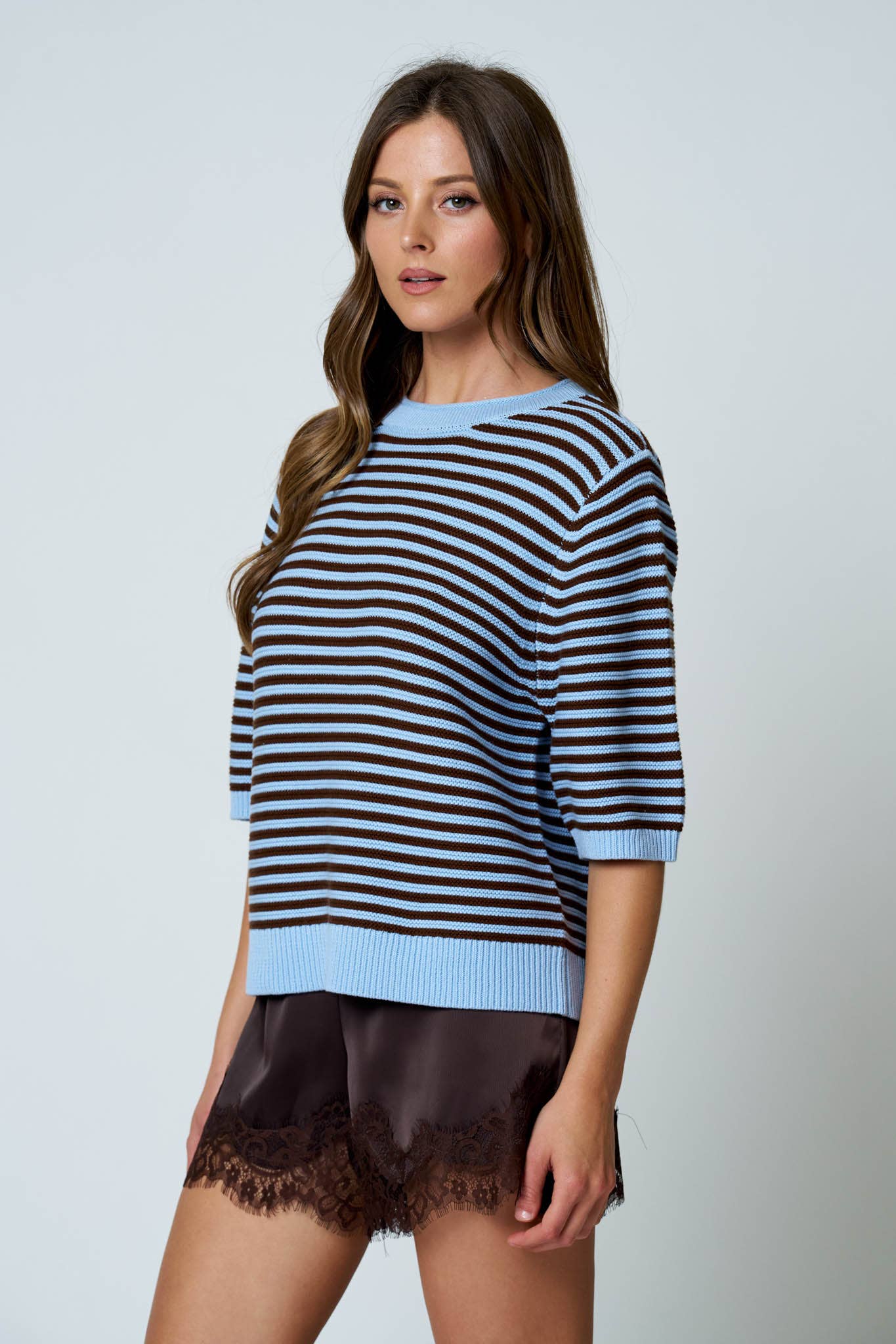 Laramie Striped Crew Neck