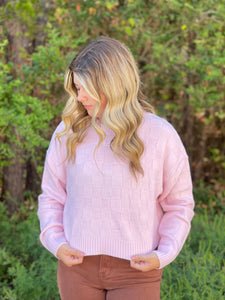 Scarlett Cropped Knit Sweater