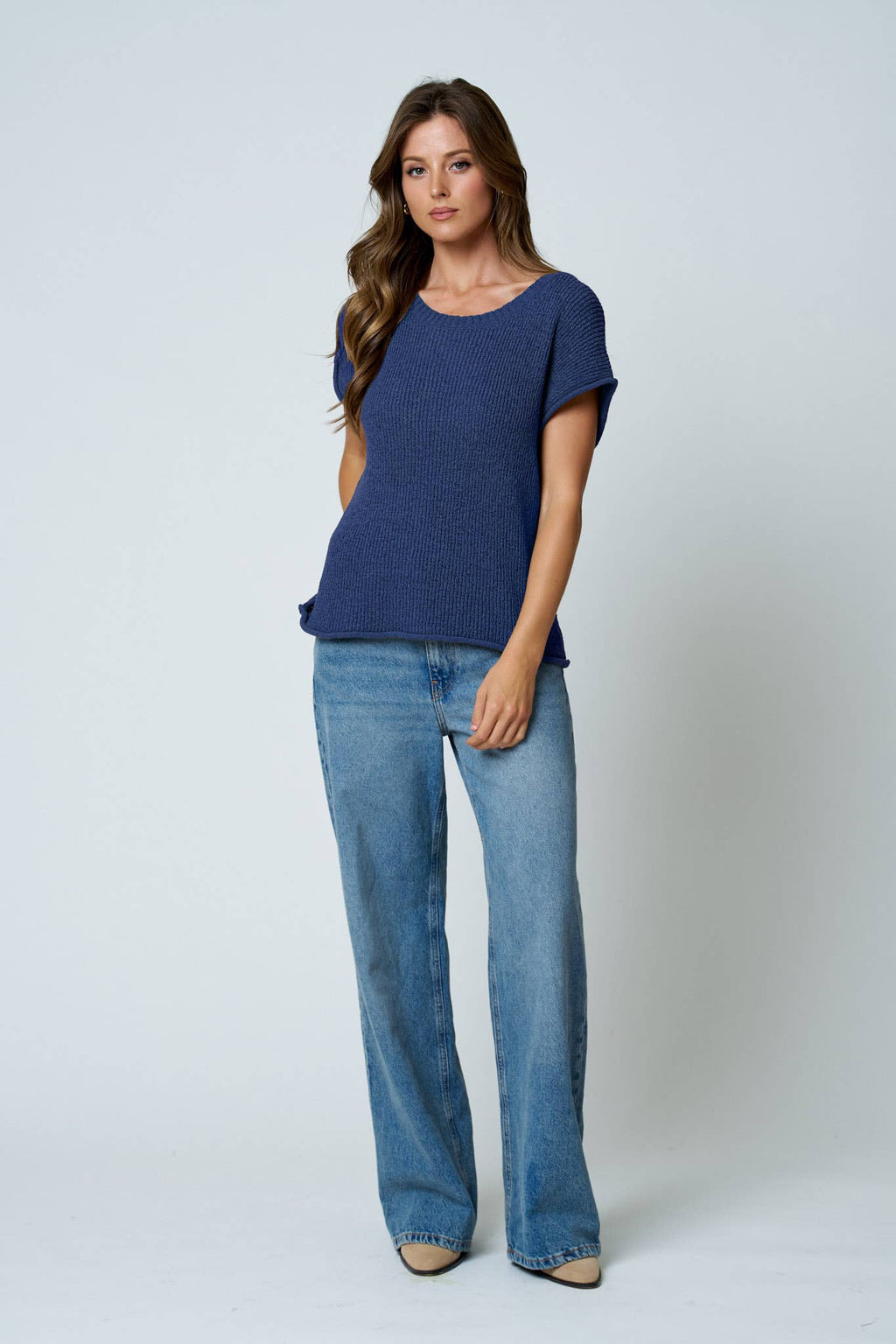 Penny Crew Neck Sweater Top