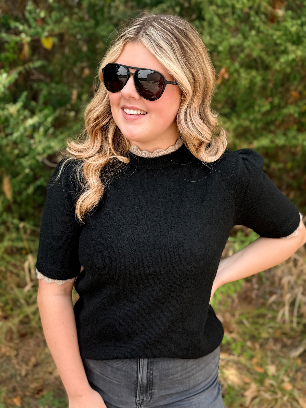 Make It Great Knit Sweater Top