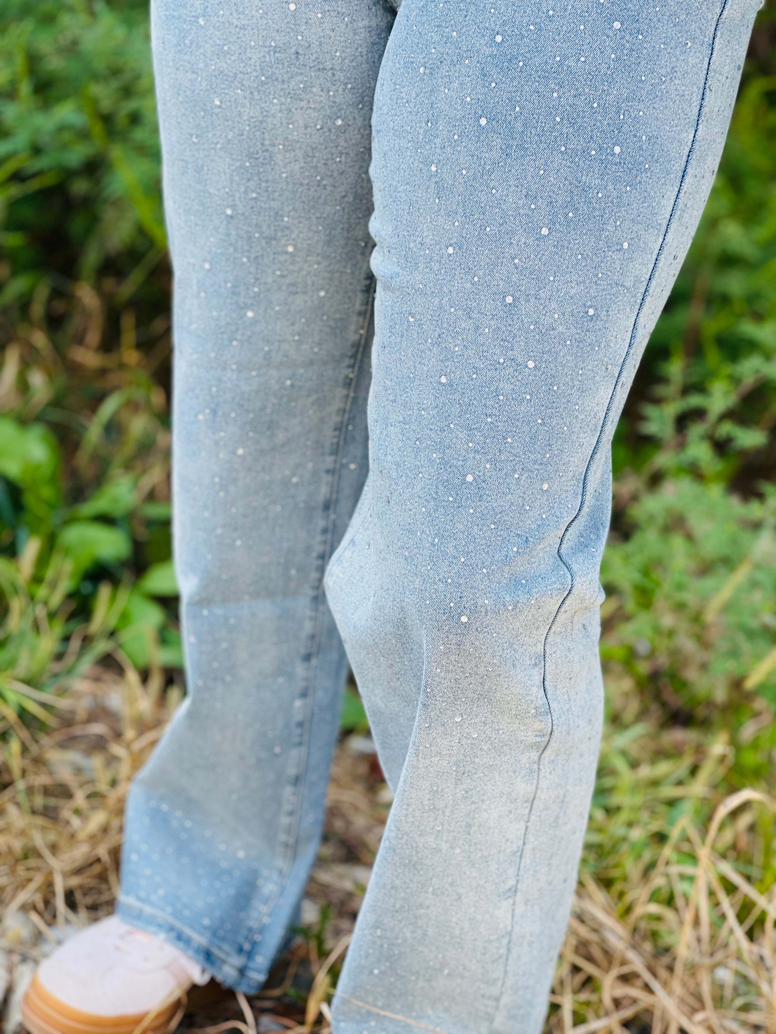 Glitz and Glam Straight Leg Jeans