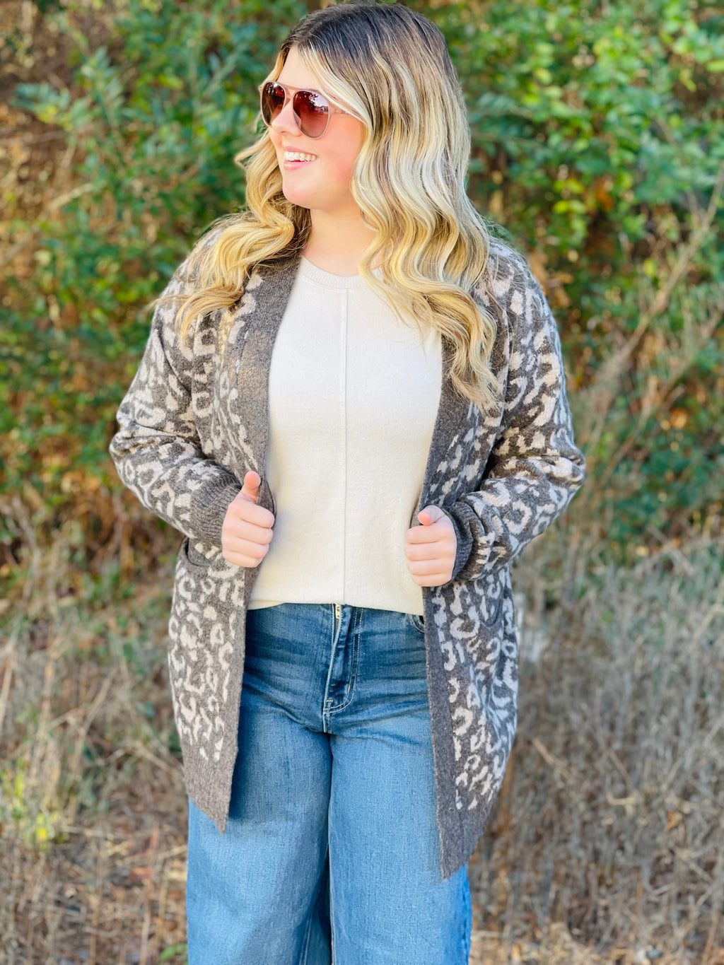 The Studio Leopard Print Cardi