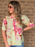 Moving On Floral Blouse