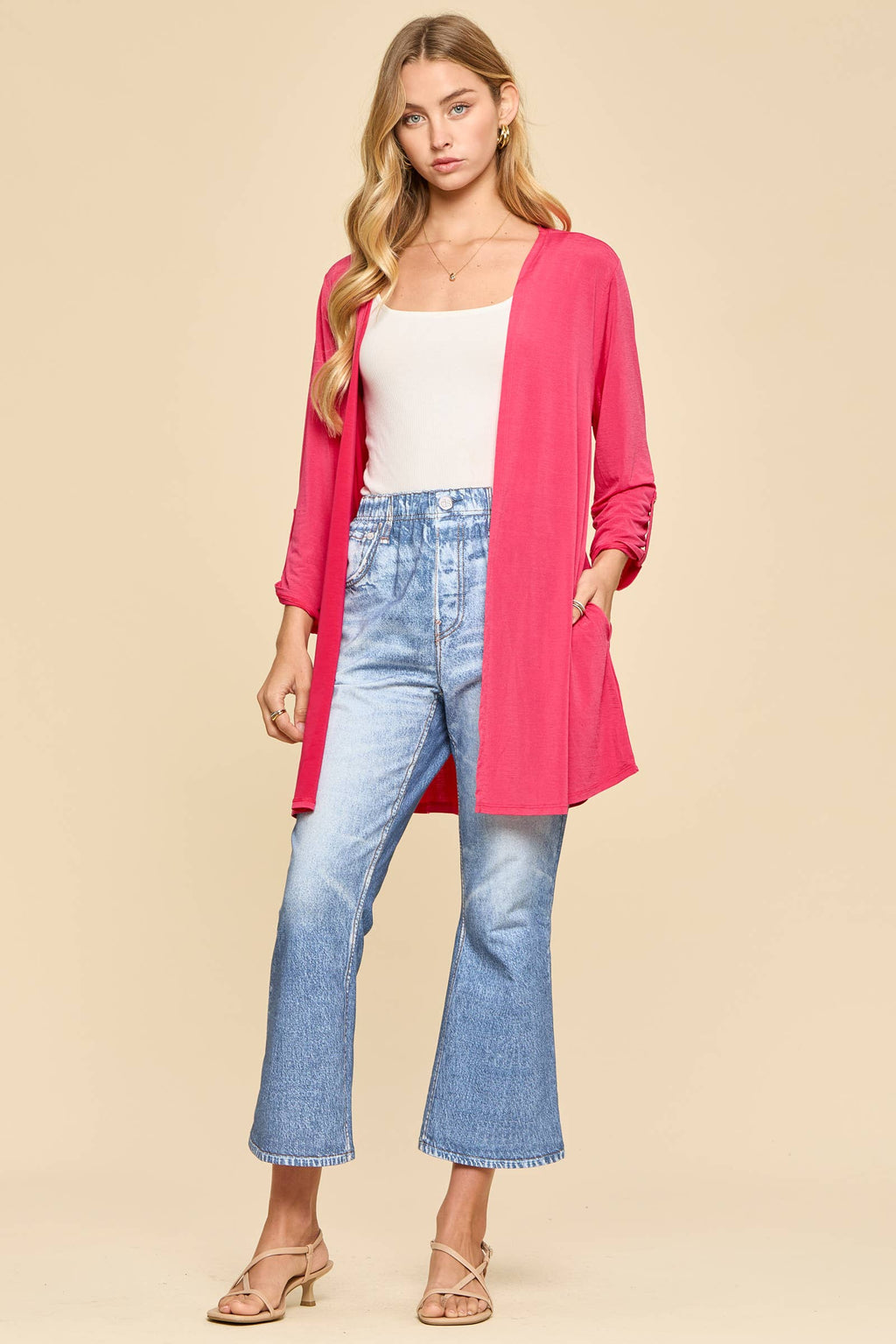 Lizzy Open Front Cardigan
