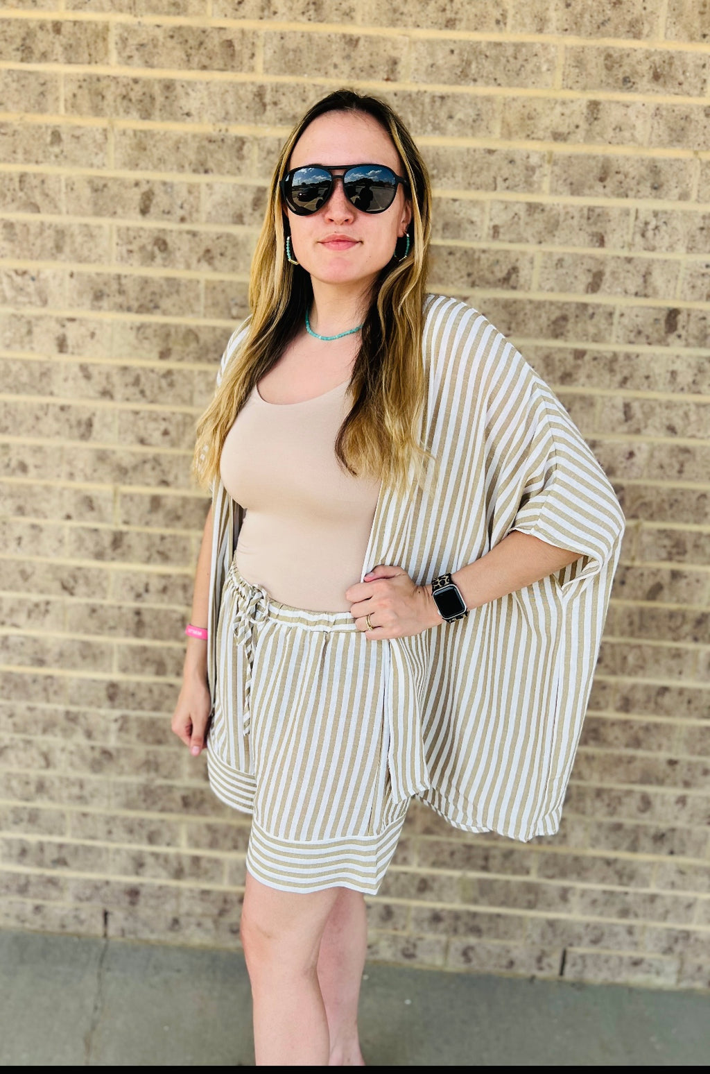 Coastal Striped Shorts