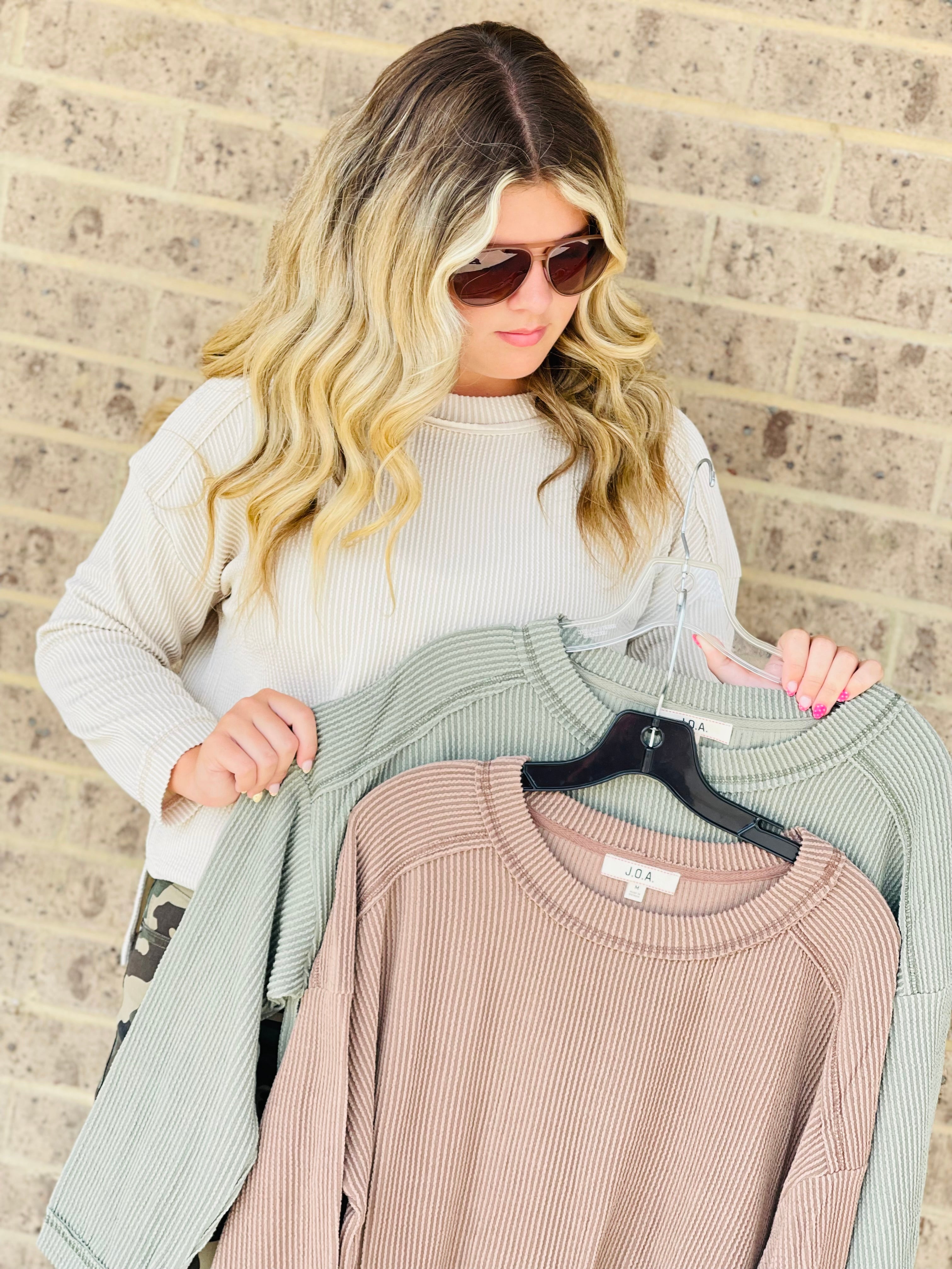 Casual Girl Crewneck Top