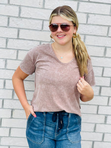 Allison Short Sleeve Knit Top