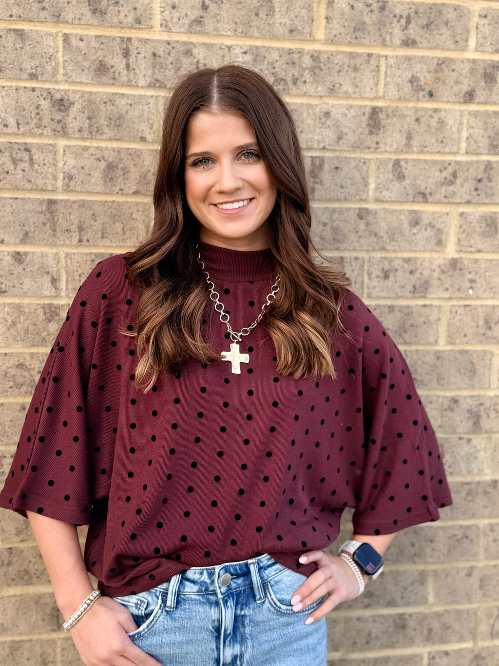 Polka Dot Classic Top