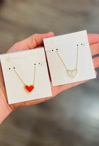 Ari Heart Short Pendant
