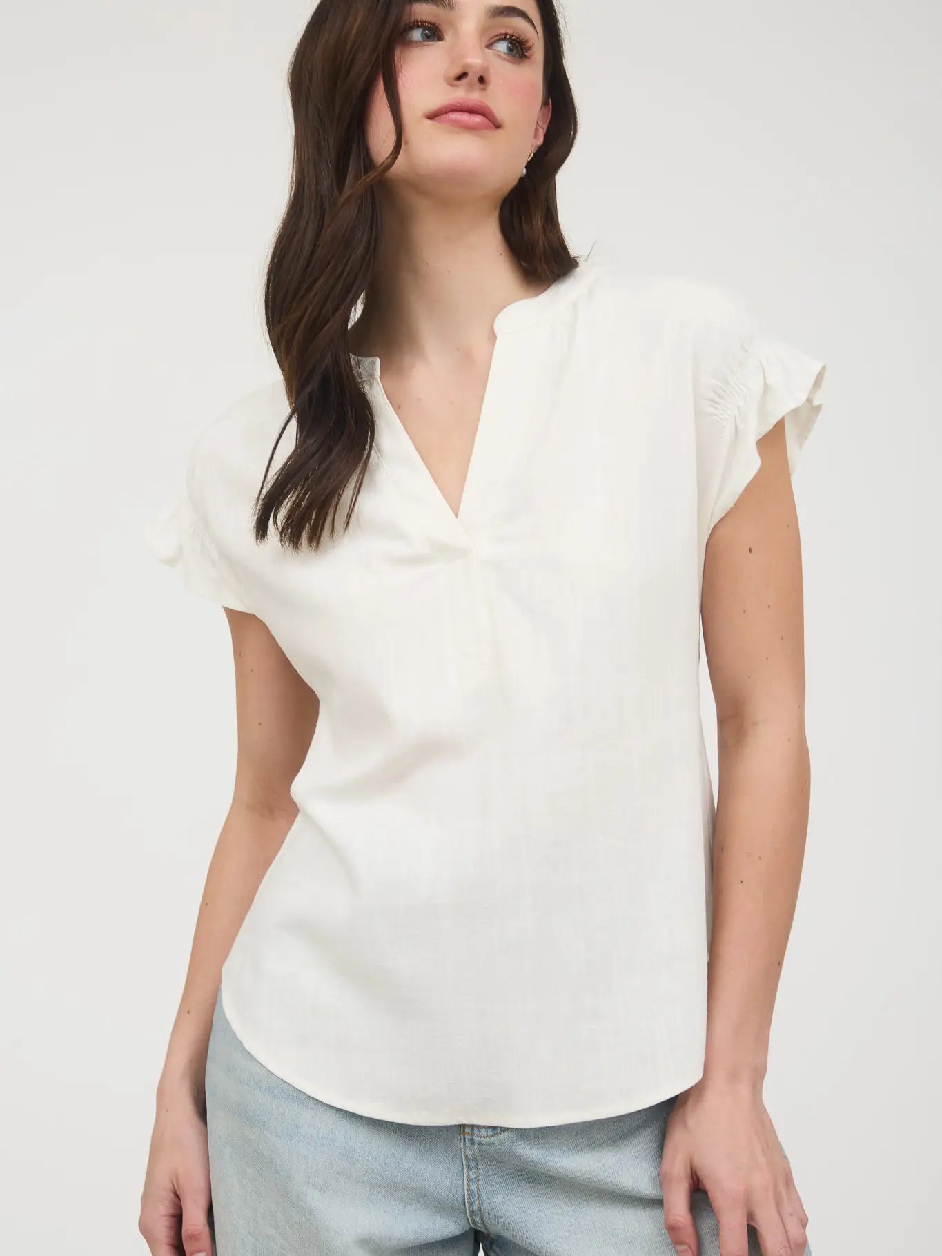Sophia Linen Blouse