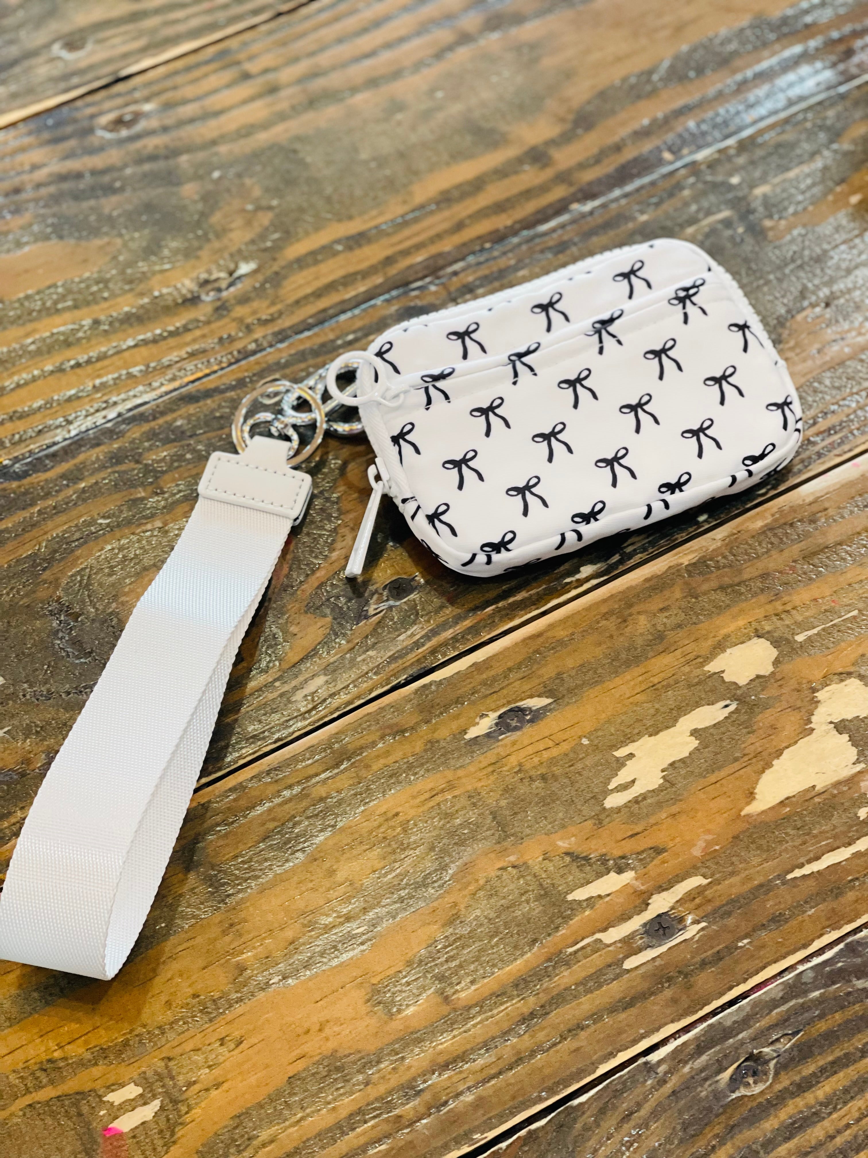 Bow Wristlet and Change Purse