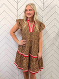 Leopard Tiered Dress