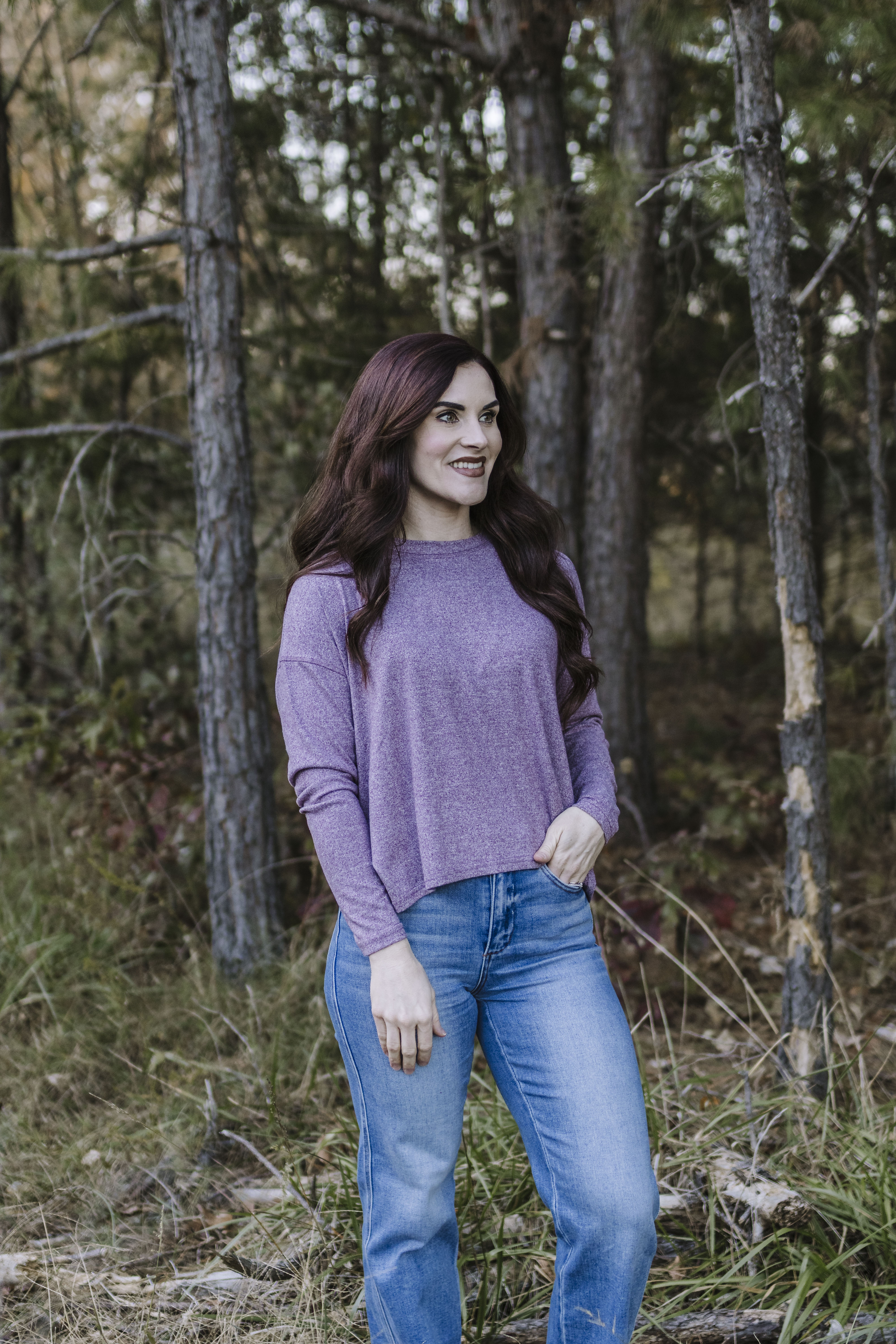 Lounge Brushed Hacci Top DB