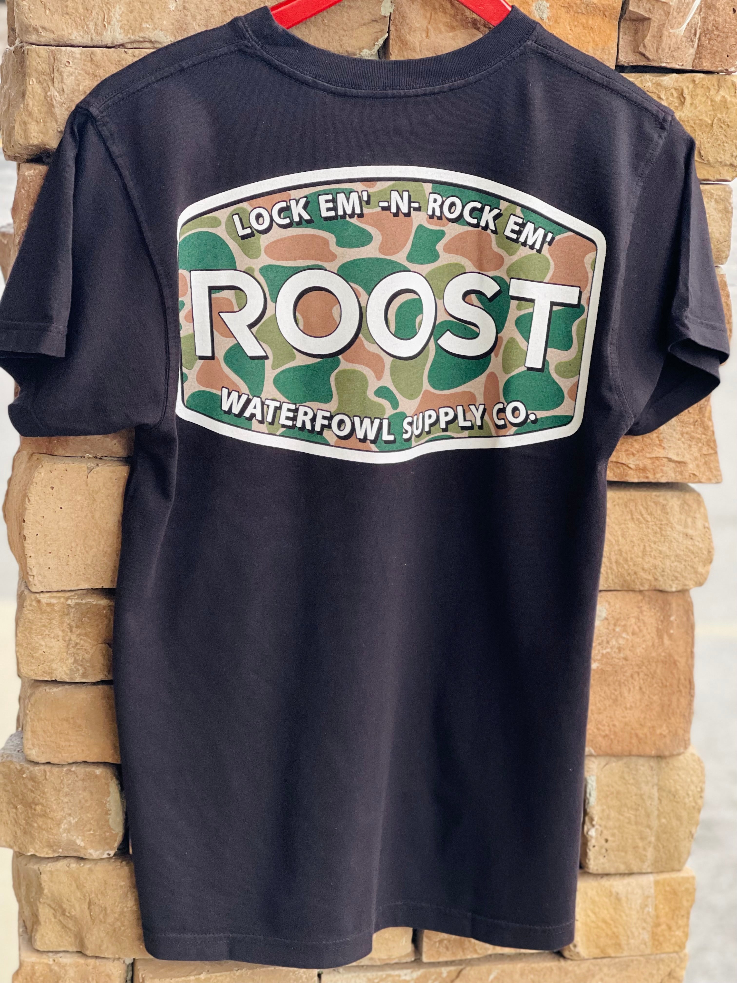 Roost Camo Logo Tee