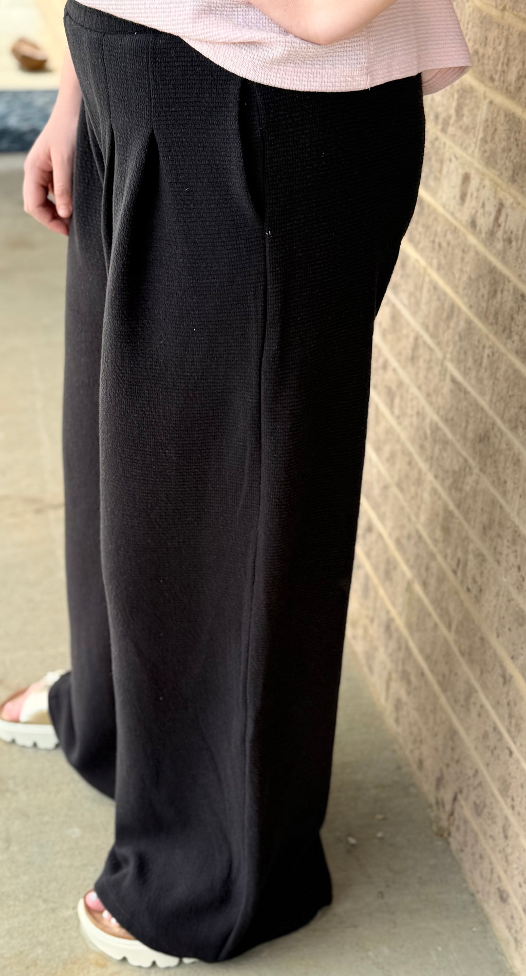 Addie Cloud Knit Wide Leg Pant