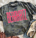Bearkatz Tee- Camo Crop