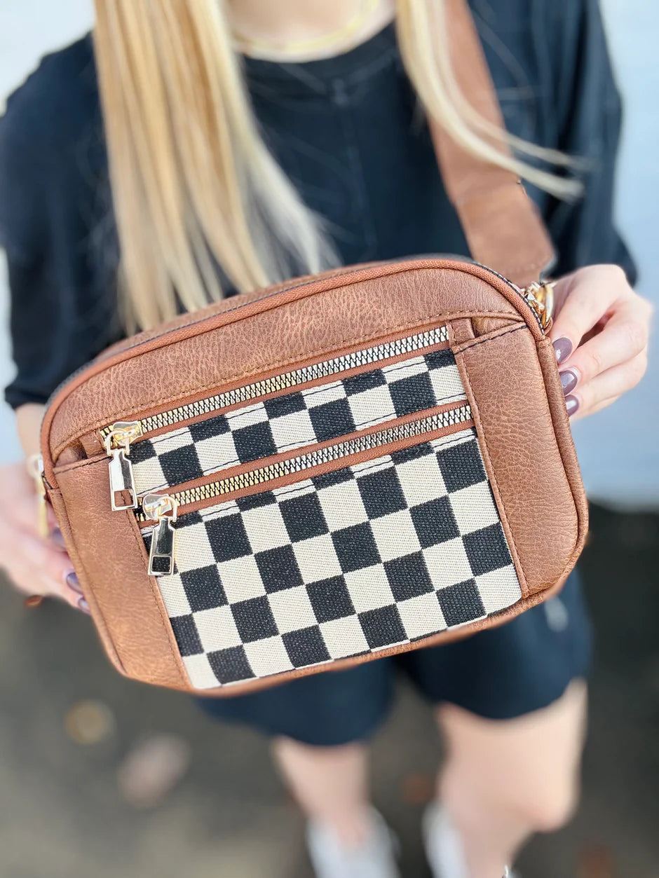 CHECKMATE CROSSBODY BAG