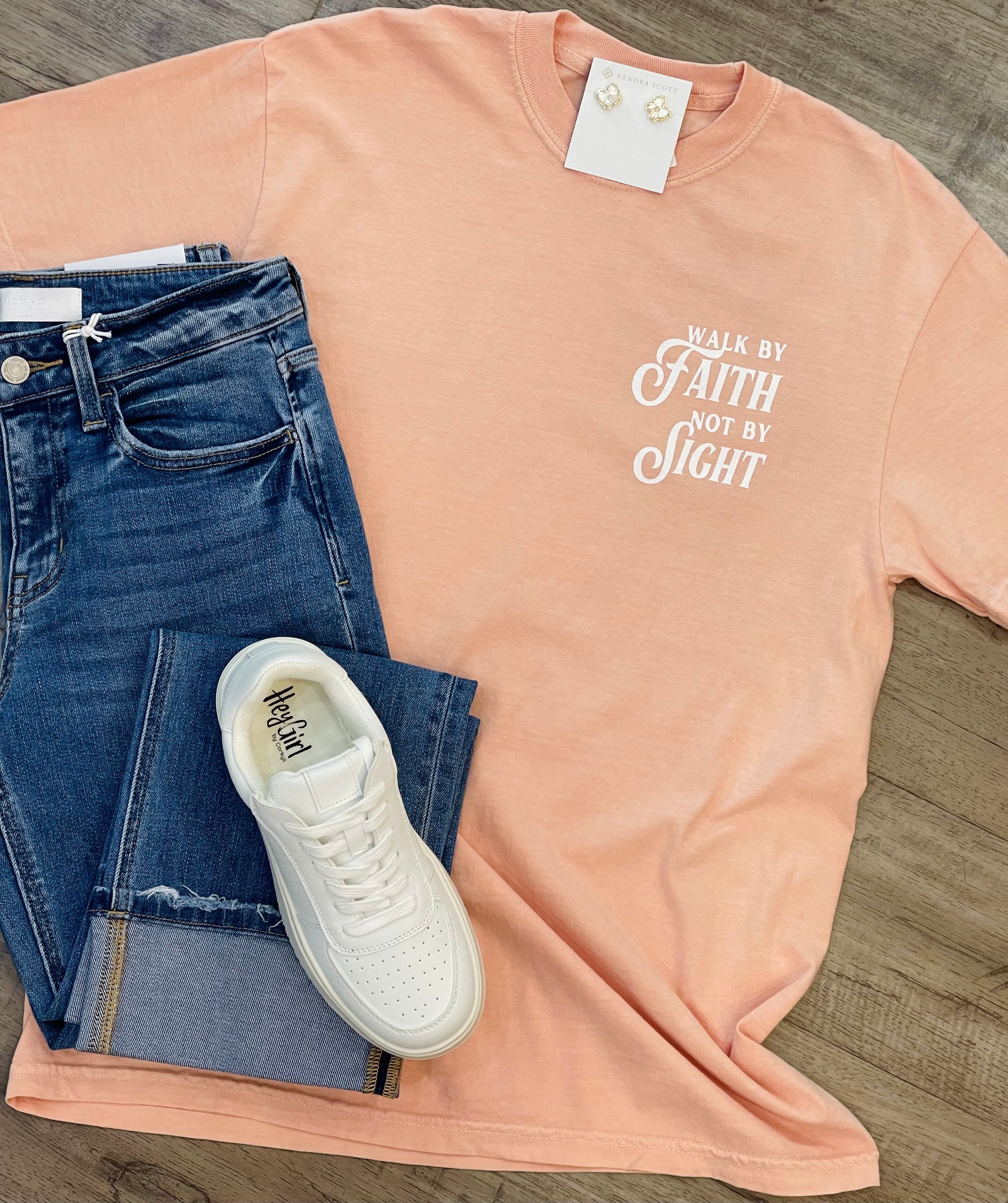WALK BY FAITH NOT BY SIGHT TEE
