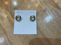 Mikki Metal Huggie Earrings