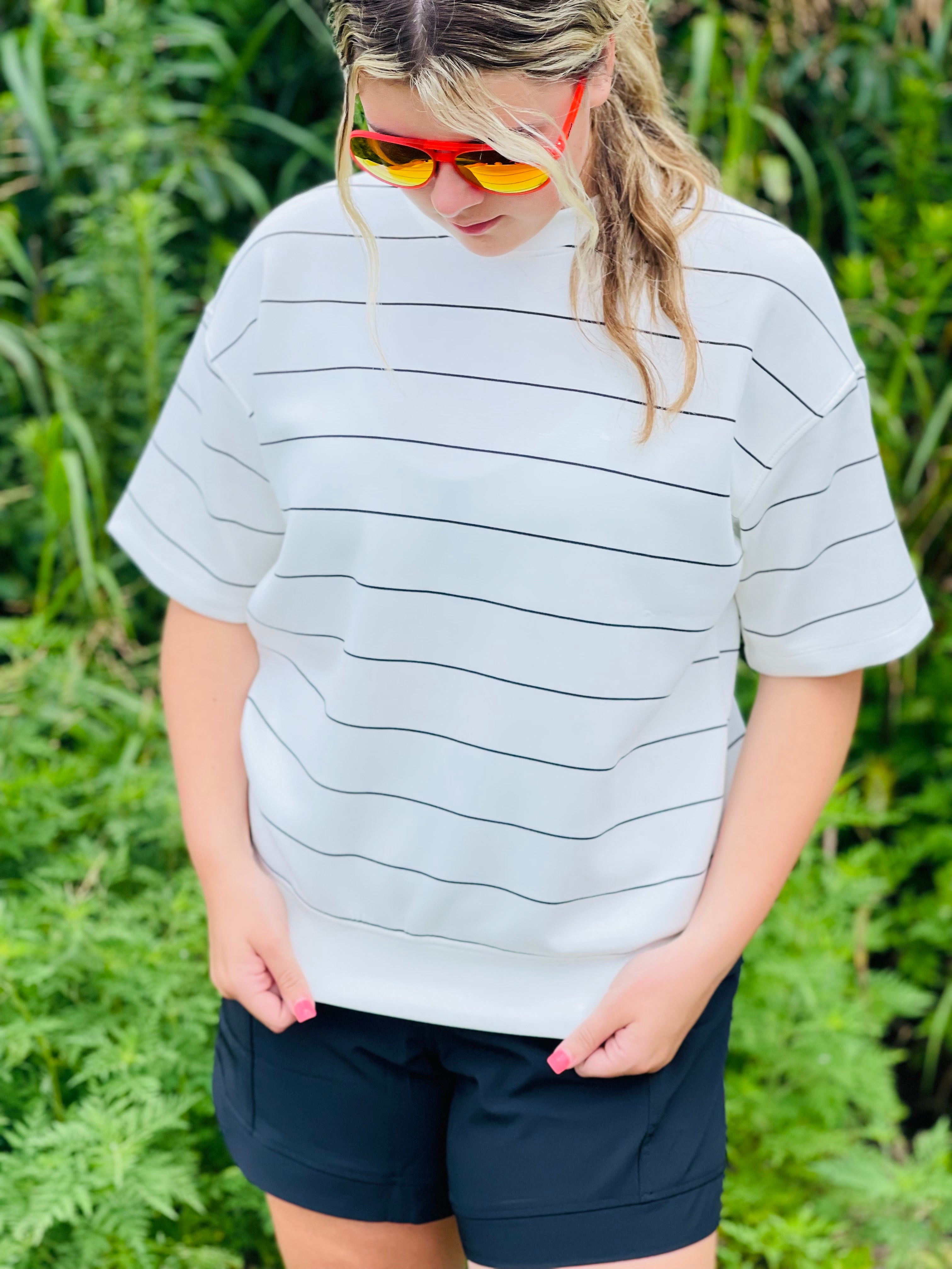 Lexi Striped Modal Top