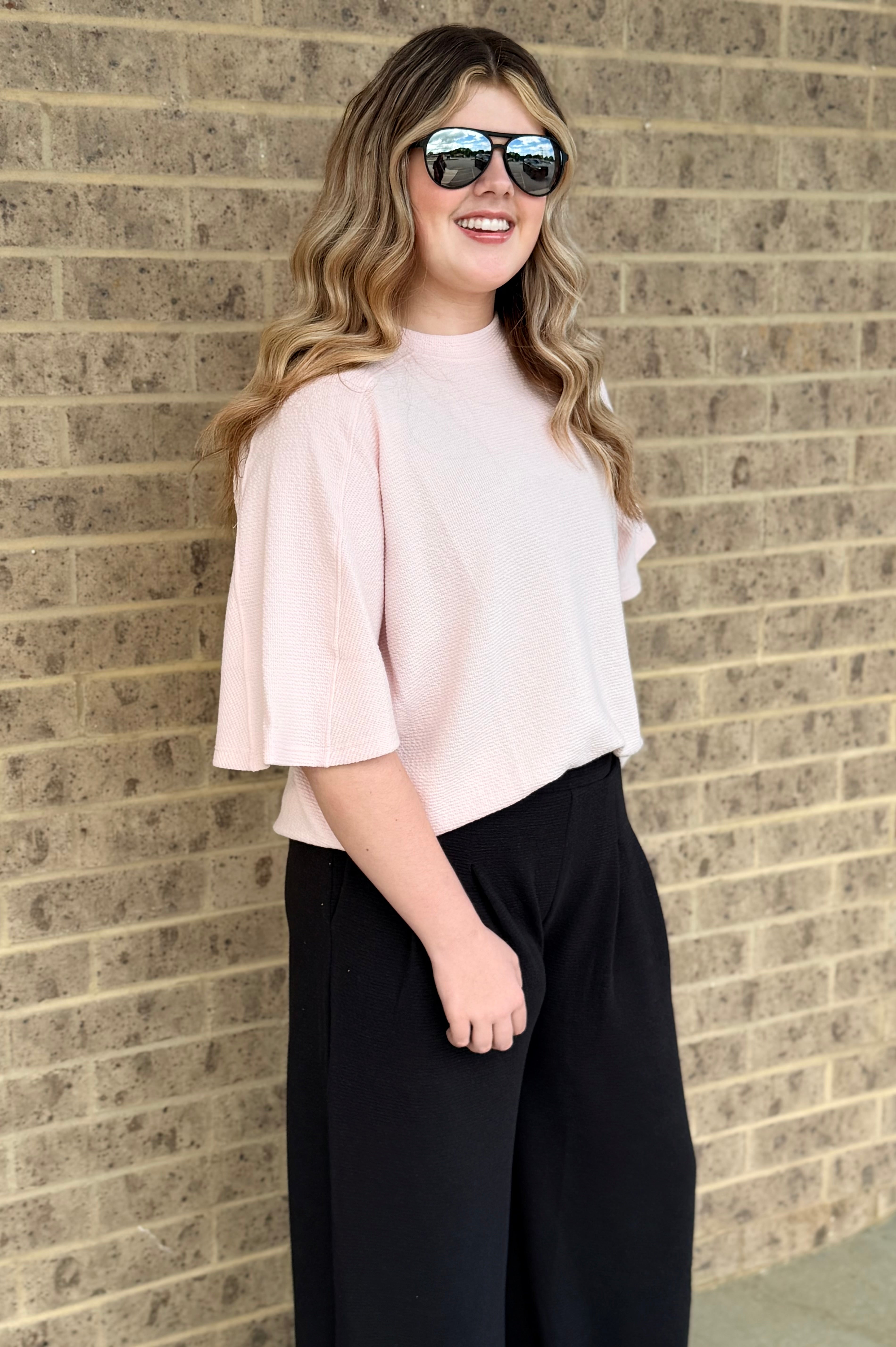 Addie Cloud Knit Wide Leg Pant