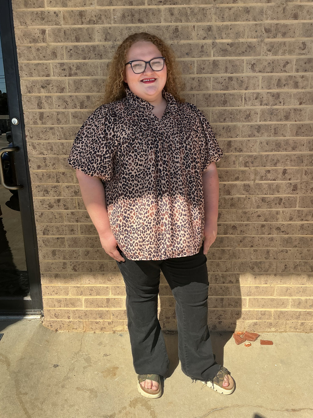 Adyson Leopard Blouse