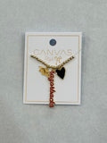 Arkansas Razorbacks Beaded Charm Necklace