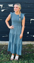 Heading West Chambray Tiered Mini