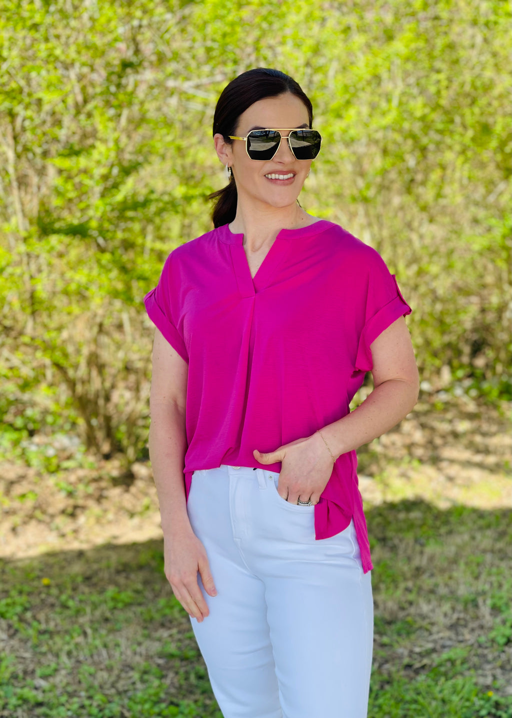 Dana Dolman Sleeve Top