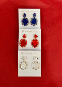 Daphne Enml Frm Drp Earrings