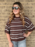 Emma Drop Sleeve Knit Top