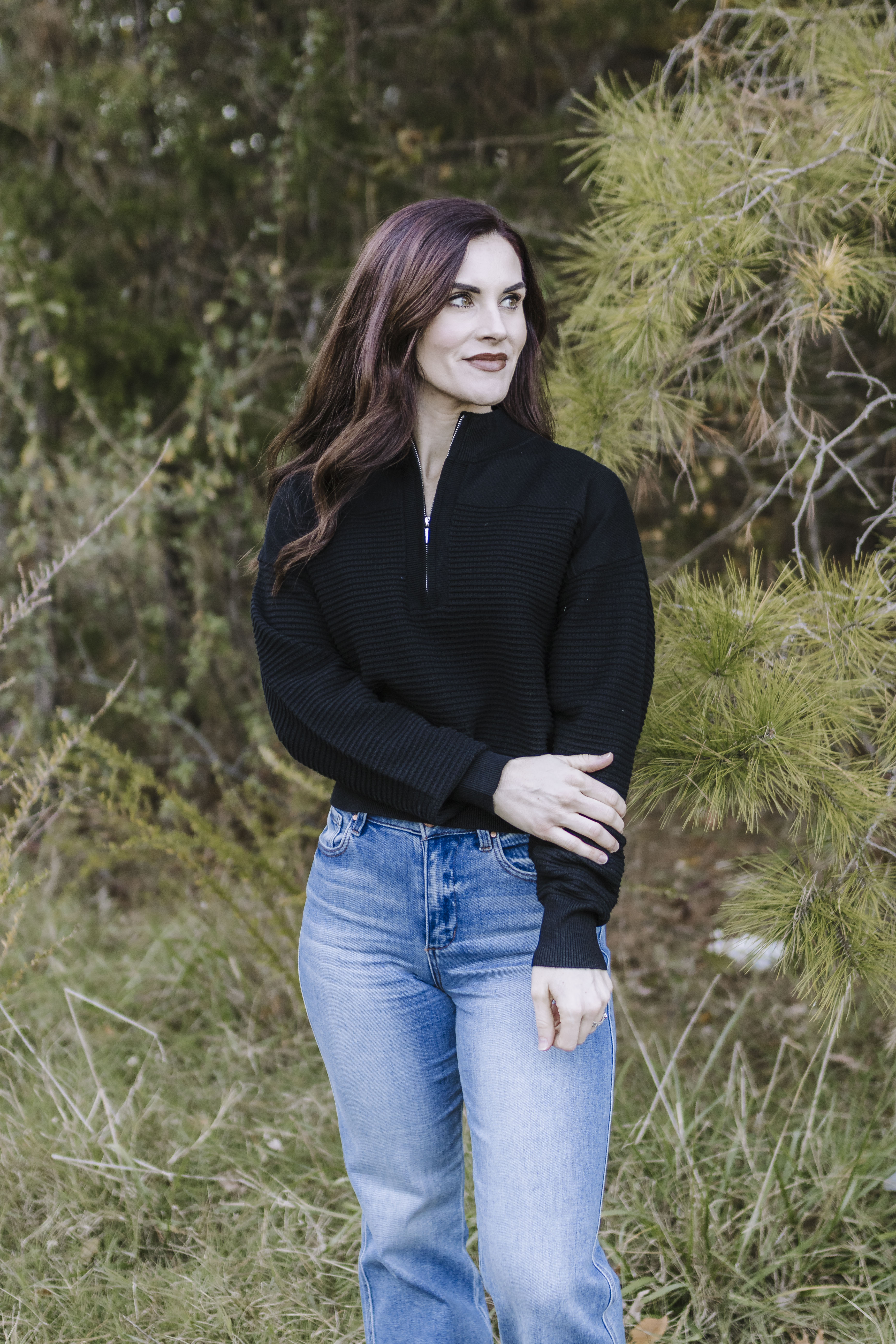 Aspen Half Zip Sweater