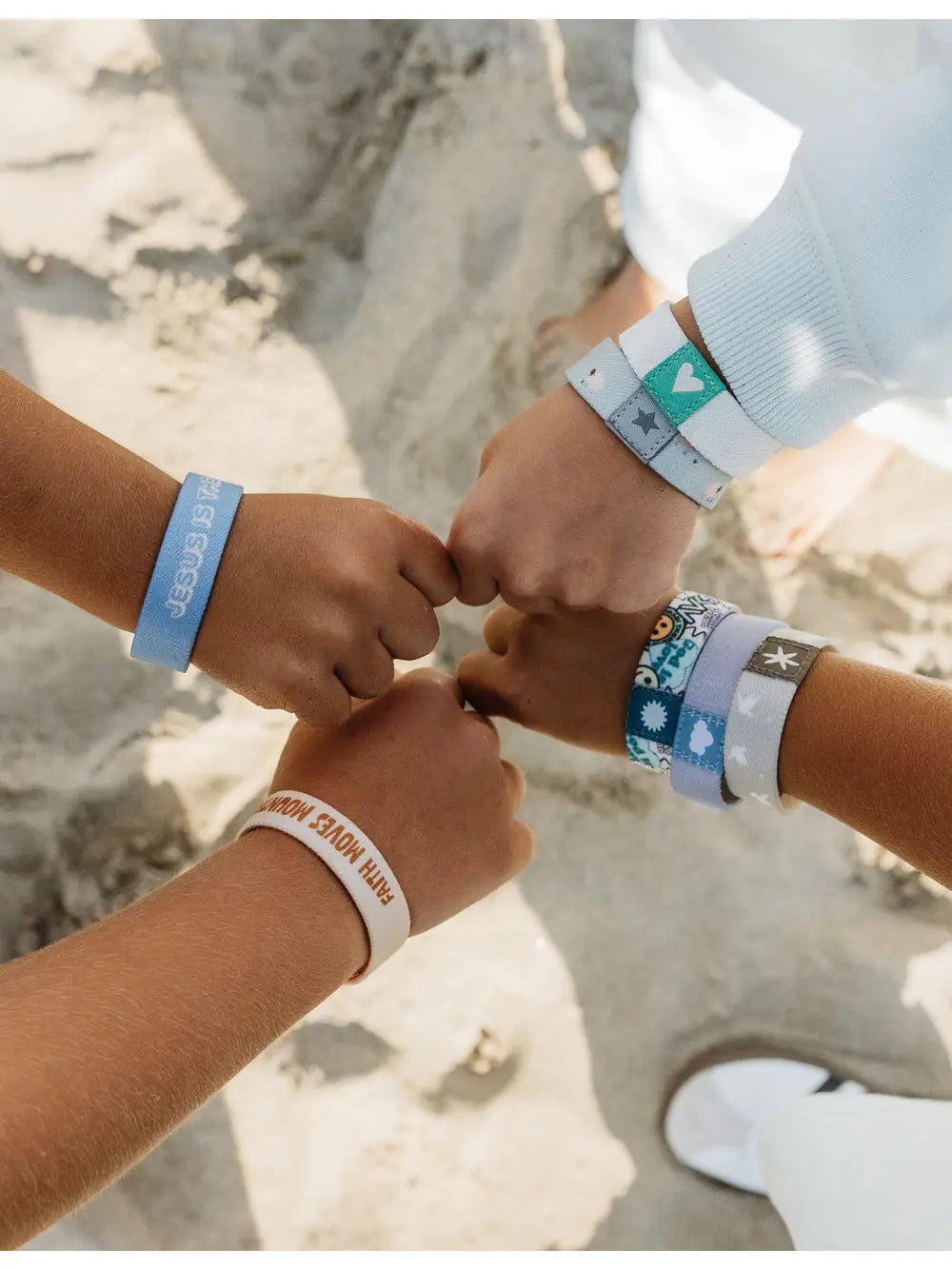 Pastel Kids Reversible Wristband Pack