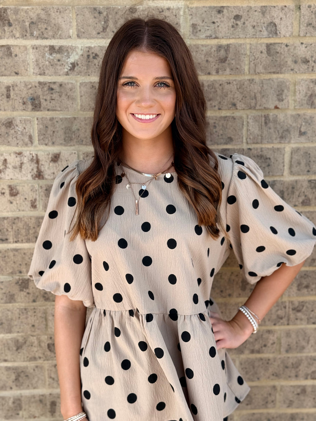 Polka dot Queen Top