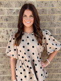 Polka dot Queen Top