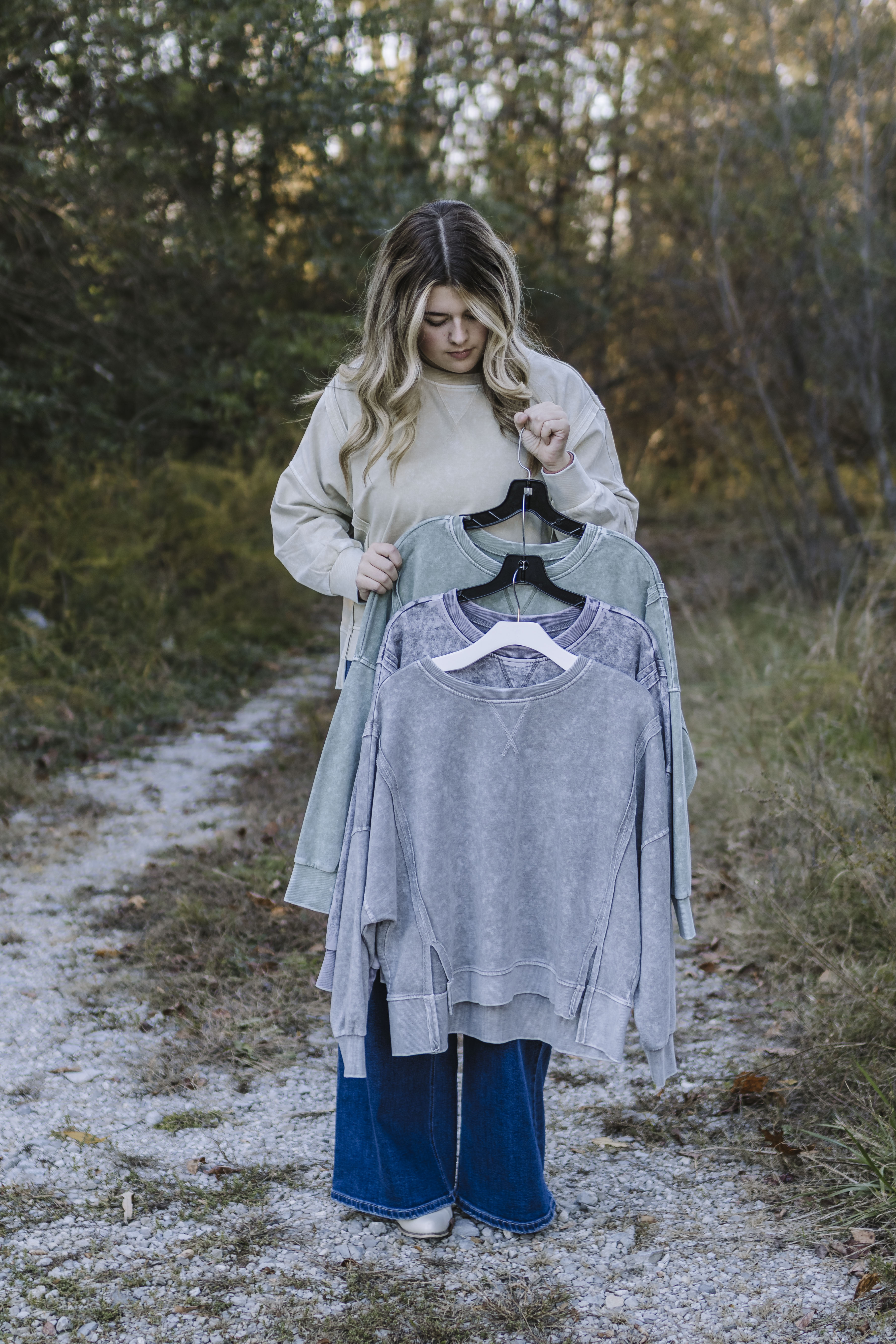 Isabel Mineral Wash Crewneck DB